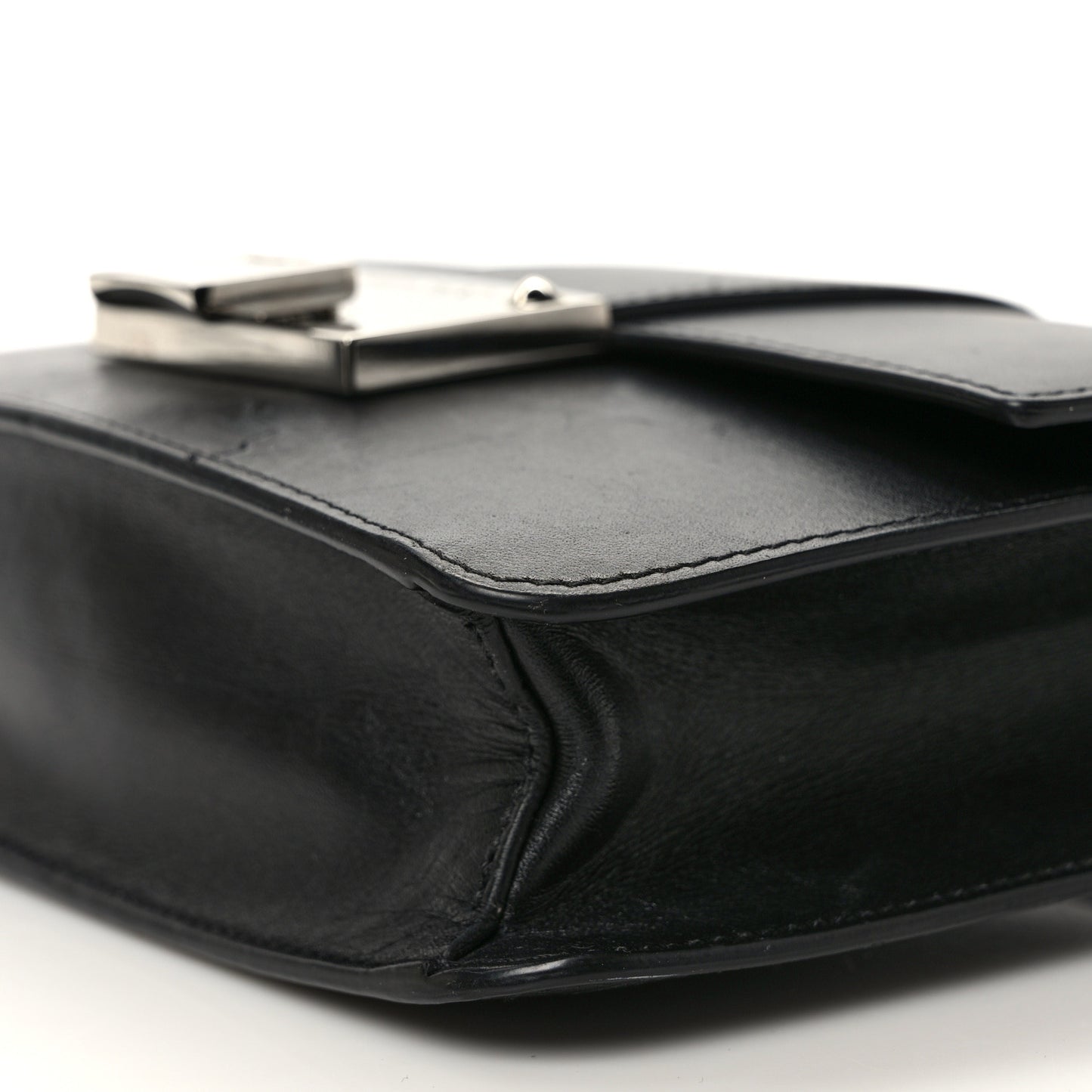 Calfskin Rebel Crossbody Bag Black