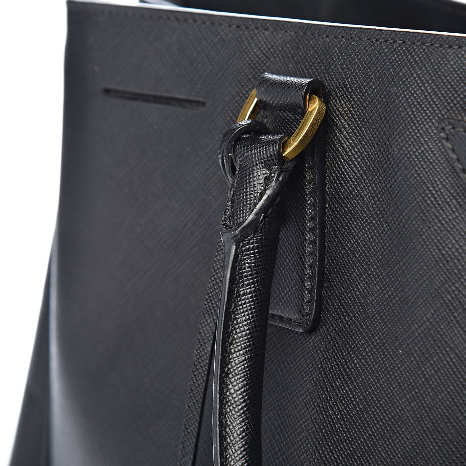 Prada Saffiano Lux Large Tote Black 10 of 17