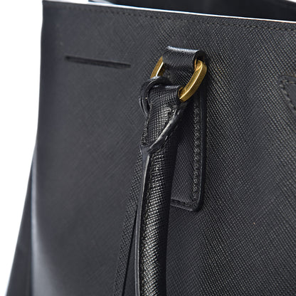 Prada Saffiano Lux Large Tote Black 10 of 17
