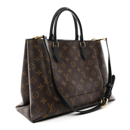 Louis Vuitton Monogram Flower Tote Black 3 of 10