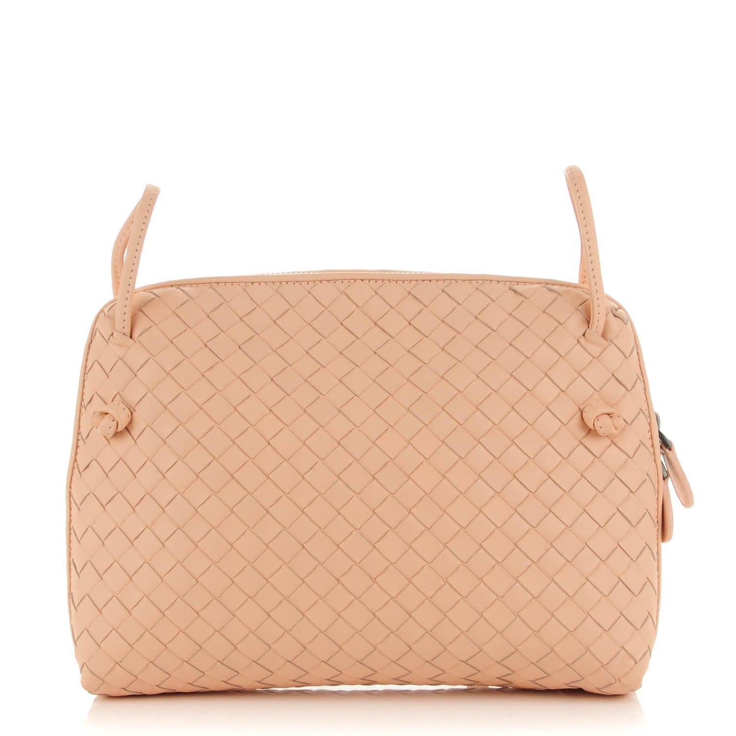 Bottega Veneta Nappa Intrecciato Pillow Crossbody Messenger Flamingo 1 of 8