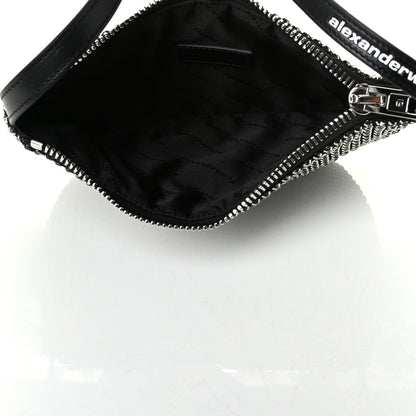 Alexander Wang Mesh Crystal Wanglock Fortune Cookie Bag Black 4 of 5