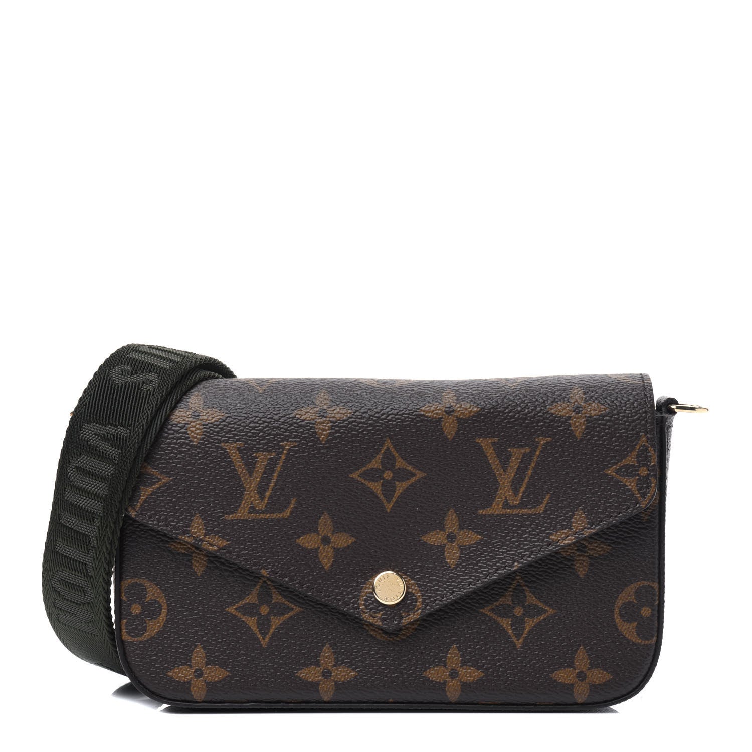 Louis Vuitton Monogram Felicie Strap & Go Kaki 1 of 4