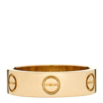 Cartier 18K Yellow Gold 5.5mm LOVE Ring 54 6.75 1 of 4