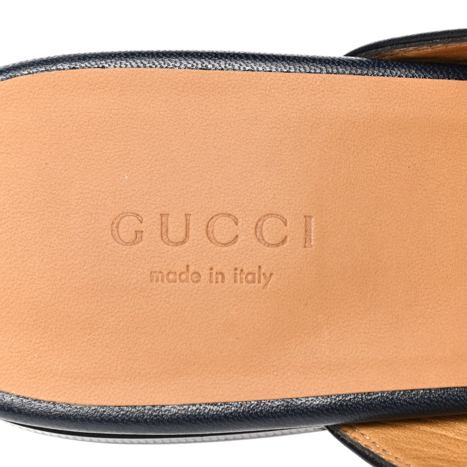 Gucci Malaga Kid Womens Princetown Slippers 38 Blue 5 of 10