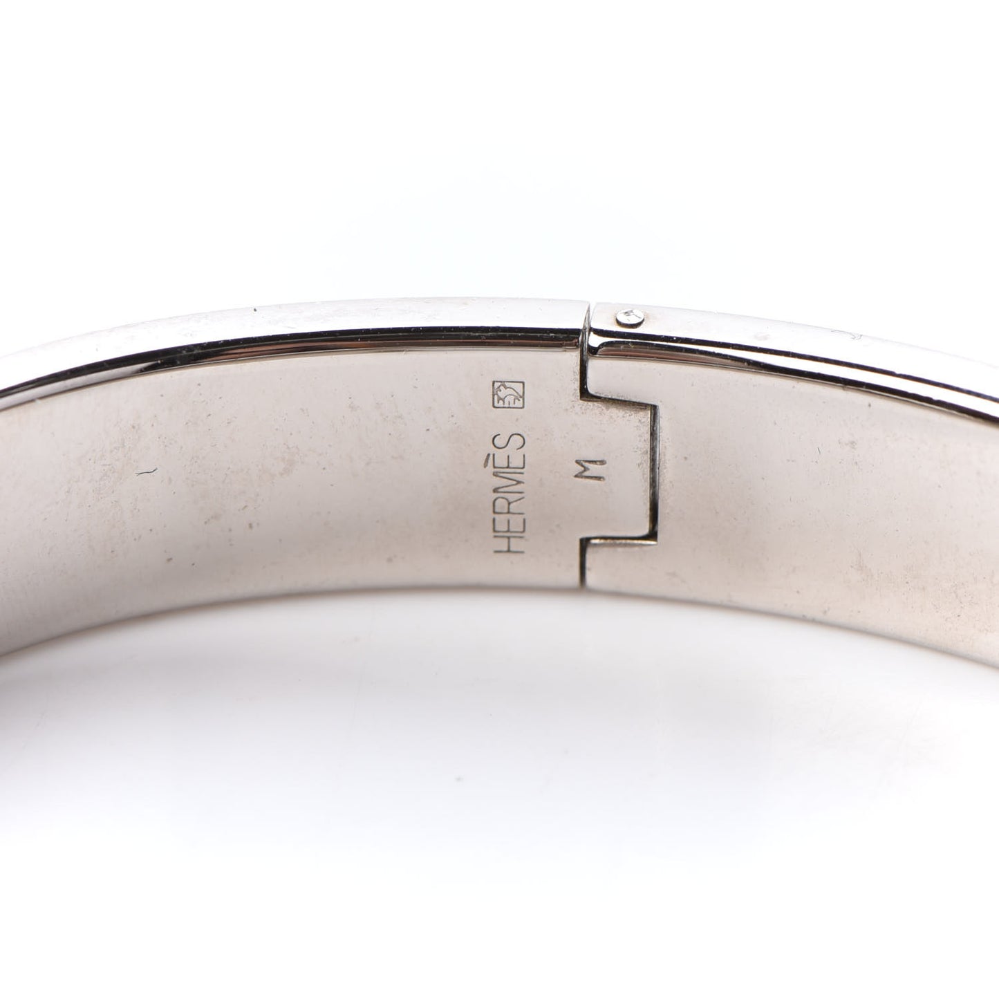 Enamel Narrow Clic Clac H Bracelet PM Orange