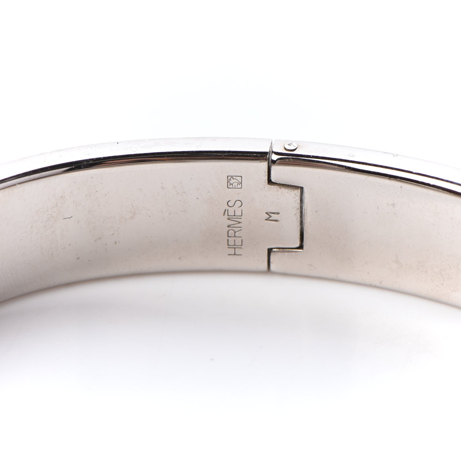 Hermes Enamel Narrow Clic Clac H Bracelet PM Orange 6 of 6
