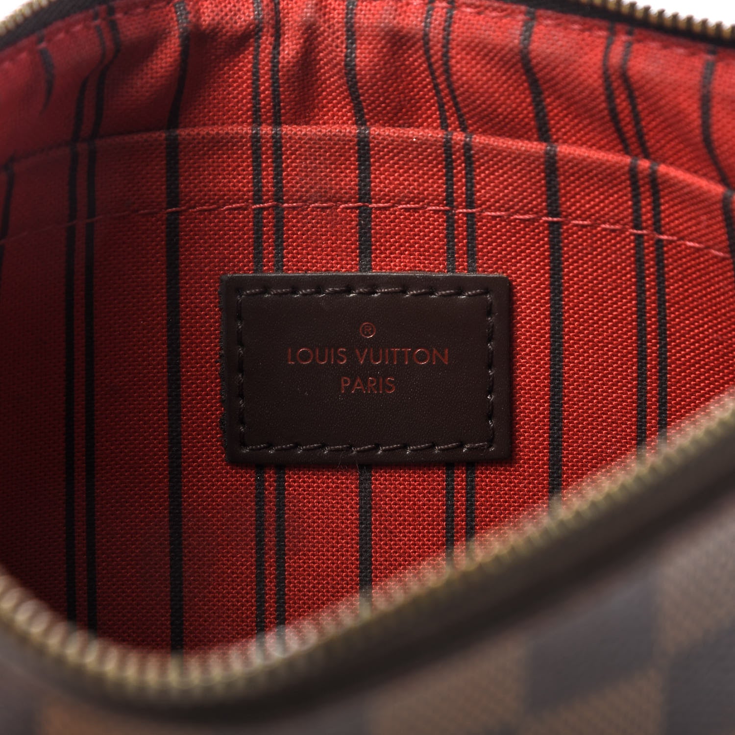 Louis Vuitton Damier Ebene Neverfull MM GM Pochette 6 of 6