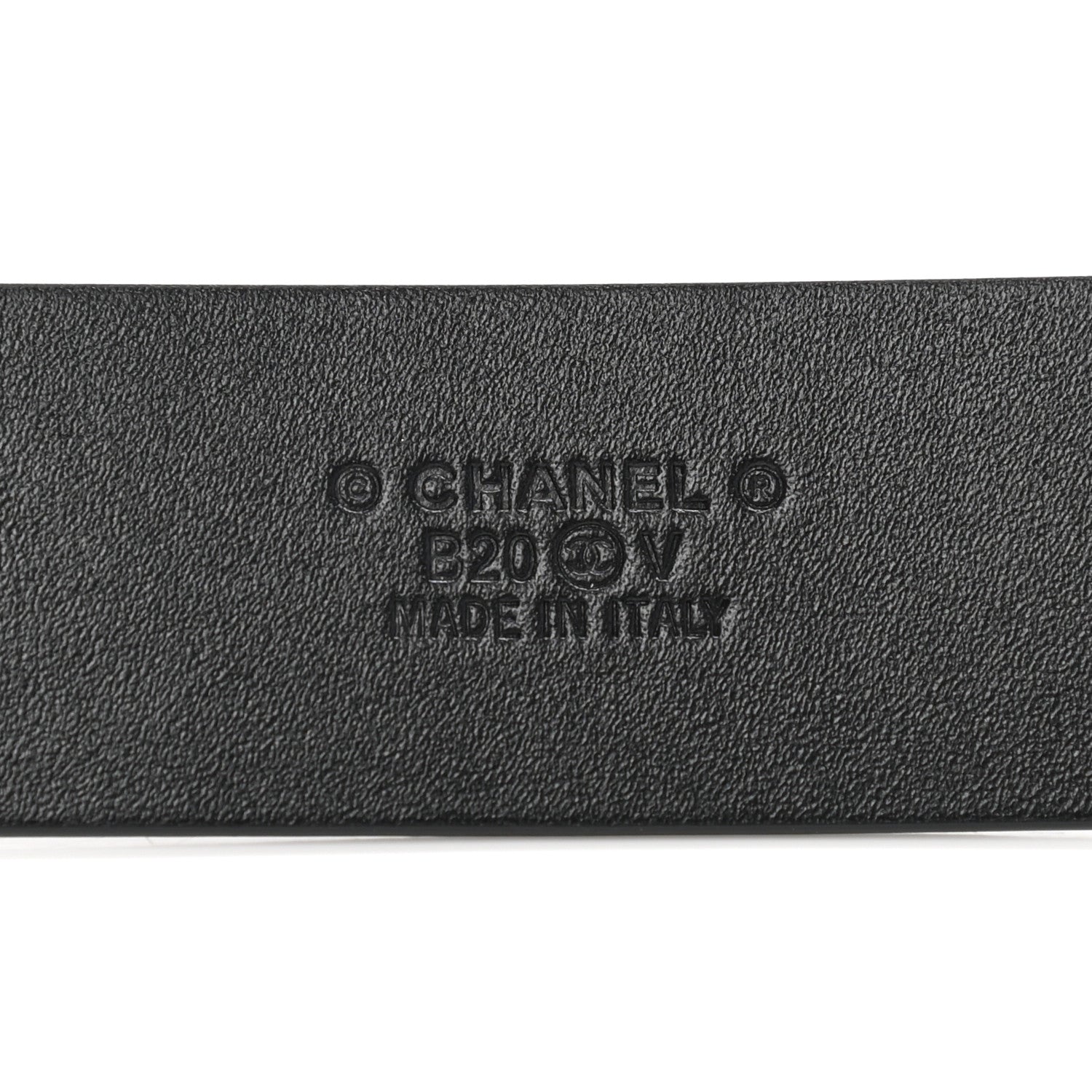 Chanel Calfskin CC Chain Vintage Allure Logo Belt 85 34 Black 7 of 7