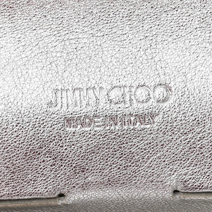 Jimmy Choo Glitter Margot Clutch Silver 6 of 10