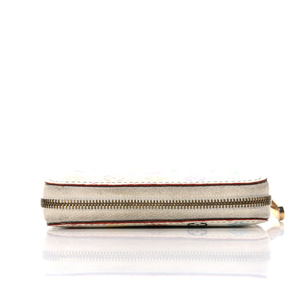 Louis Vuitton Monogram Multicolor Zippy Coin Purse Wallet White 11 of 20