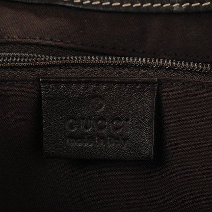 Gucci Monogram Large D Gold Hobo Dark Brown 6 of 7