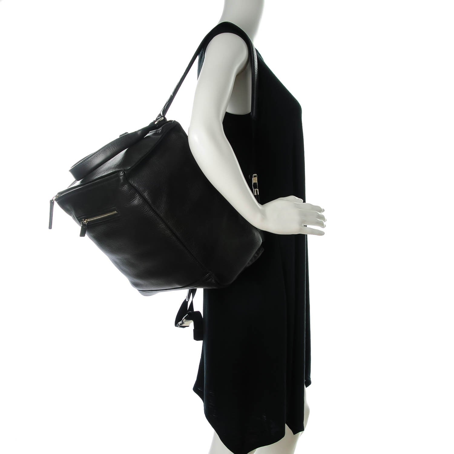 Givenchy Sugar Goatskin Pandora Backpack Black 2 of 7