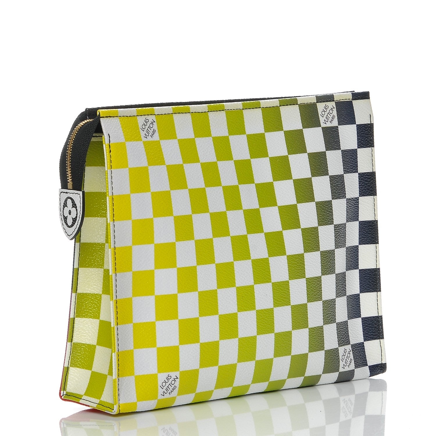 Louis Vuitton Damier Race Toiletry Pouch 26 Black Rose 3 of 7