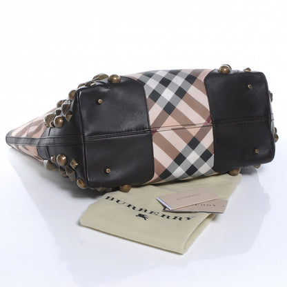 Burberry Nova Check Mega Stud Nickie Tote 4 of 8
