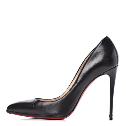 Christian Louboutin Shiny Nappa Pigalle Follies 100 Pumps 36.5 Black 1 of 17