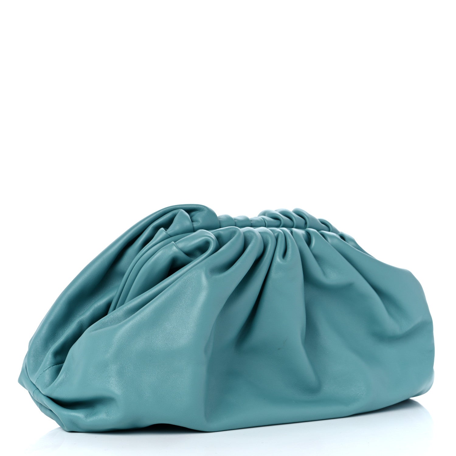 Bottega Veneta Smooth Butter Calf The Pouch Oversized Clutch Linoleum 3 of 10