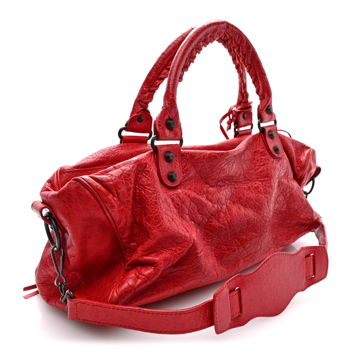 Agneau Classic Hardware Twiggy Rouge Coquelicot
