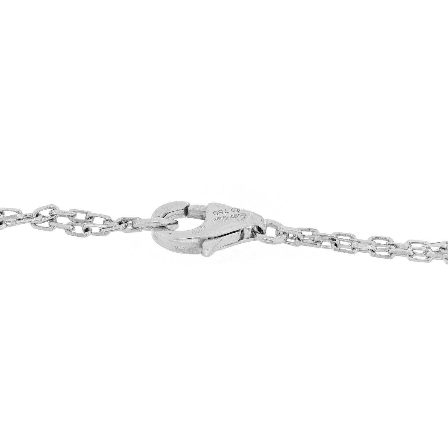Cartier 18K White Gold Diamond LOVE Bracelet 3 of 3