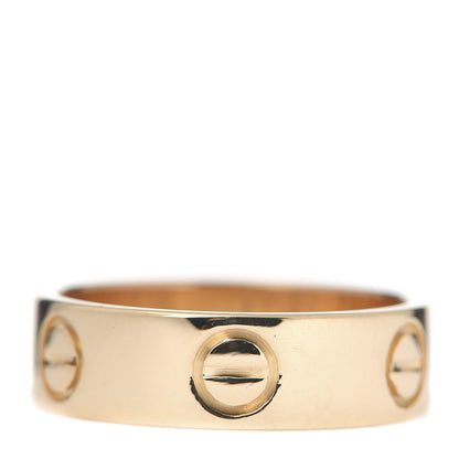 Cartier 18K Yellow Gold 5.5mm LOVE Ring 51 5.75 3 of 4