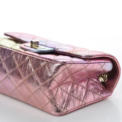 Chanel Metallic Goatskin Quilted Mini 2.55 Reissue Flap Multicolor 6 of 10