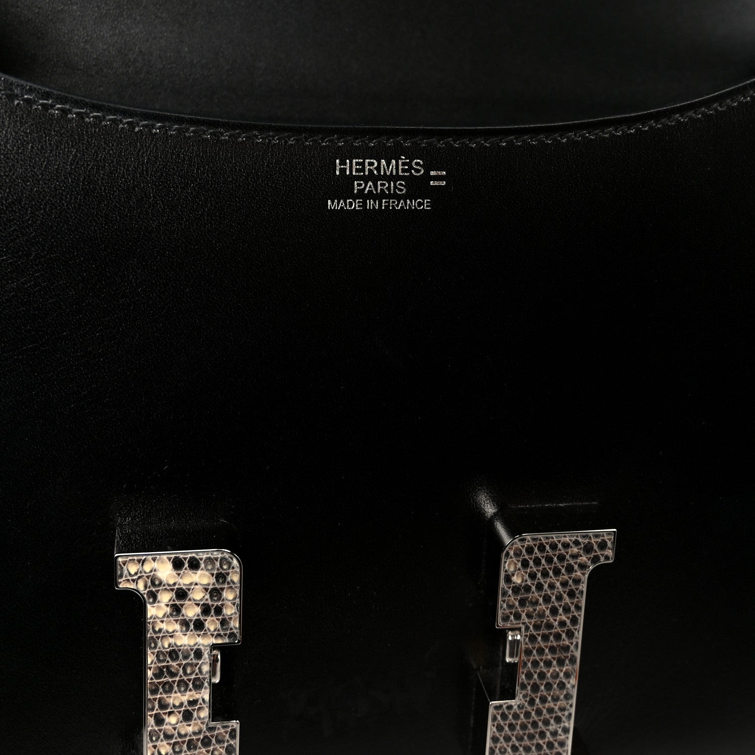 Hermes Box Lizard Constance 1-24 Black Ombre 7 of 13