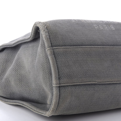 Chanel Canvas Small Deauville Tote Grey 6 of 11