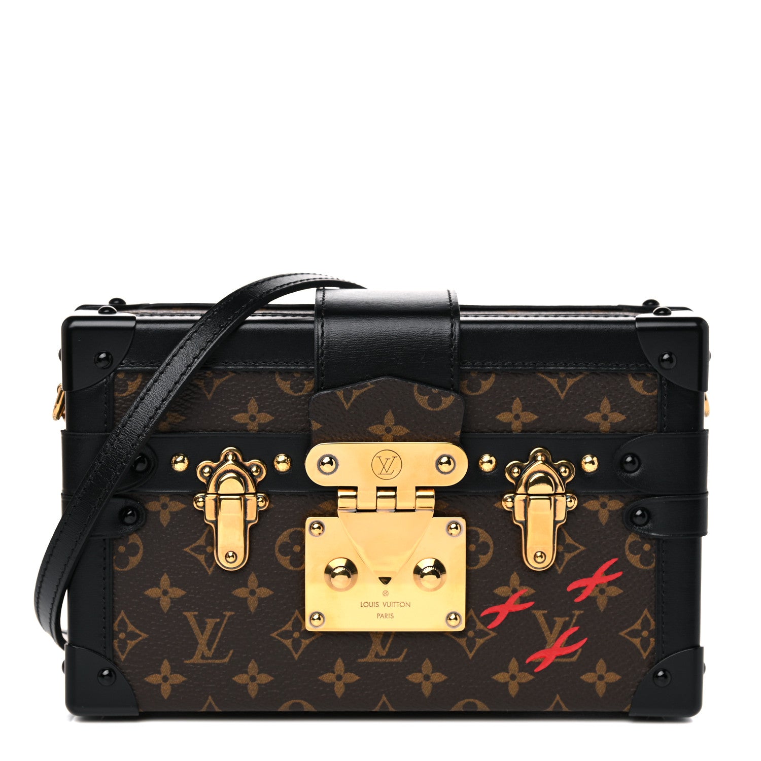 Louis Vuitton Monogram Petite Malle Black 1 of 11