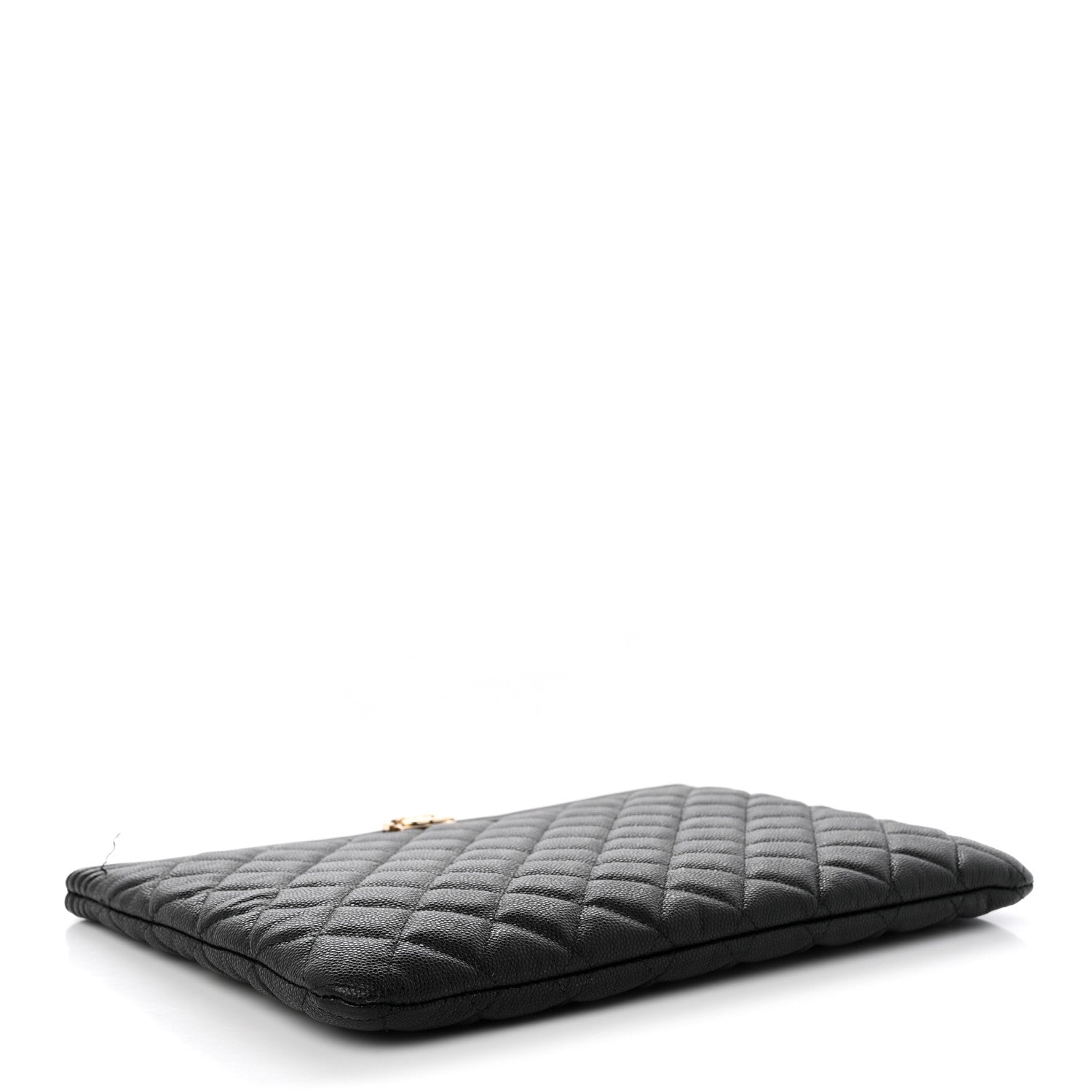 Chanel Caviar Quilted Medium Boy Cosmetic Case Black 4 of 10