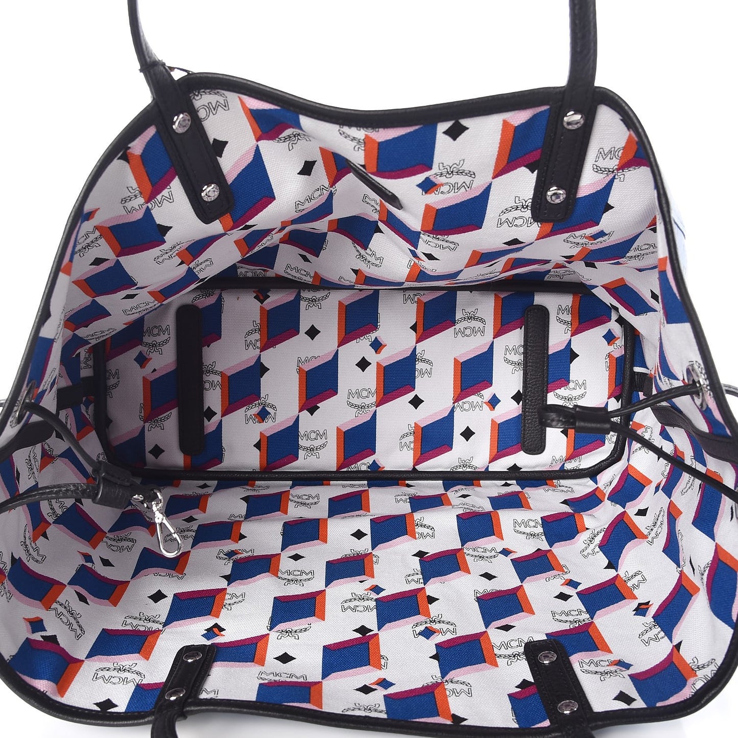 Visetos Reversible Shopper Tote Blue