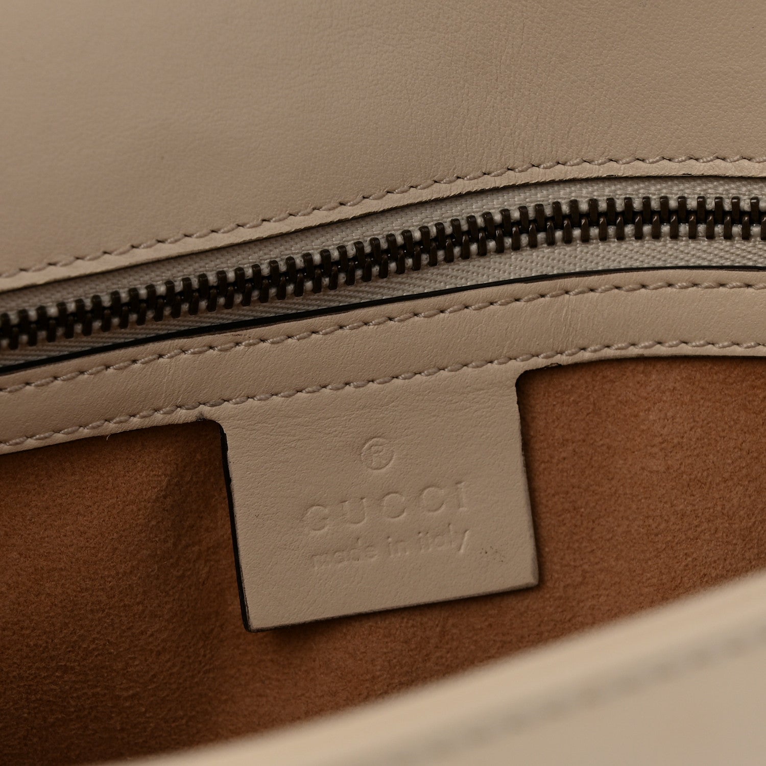 Gucci Calfskin Matelasse Small GG Marmont Shoulder Bag White 6 of 13