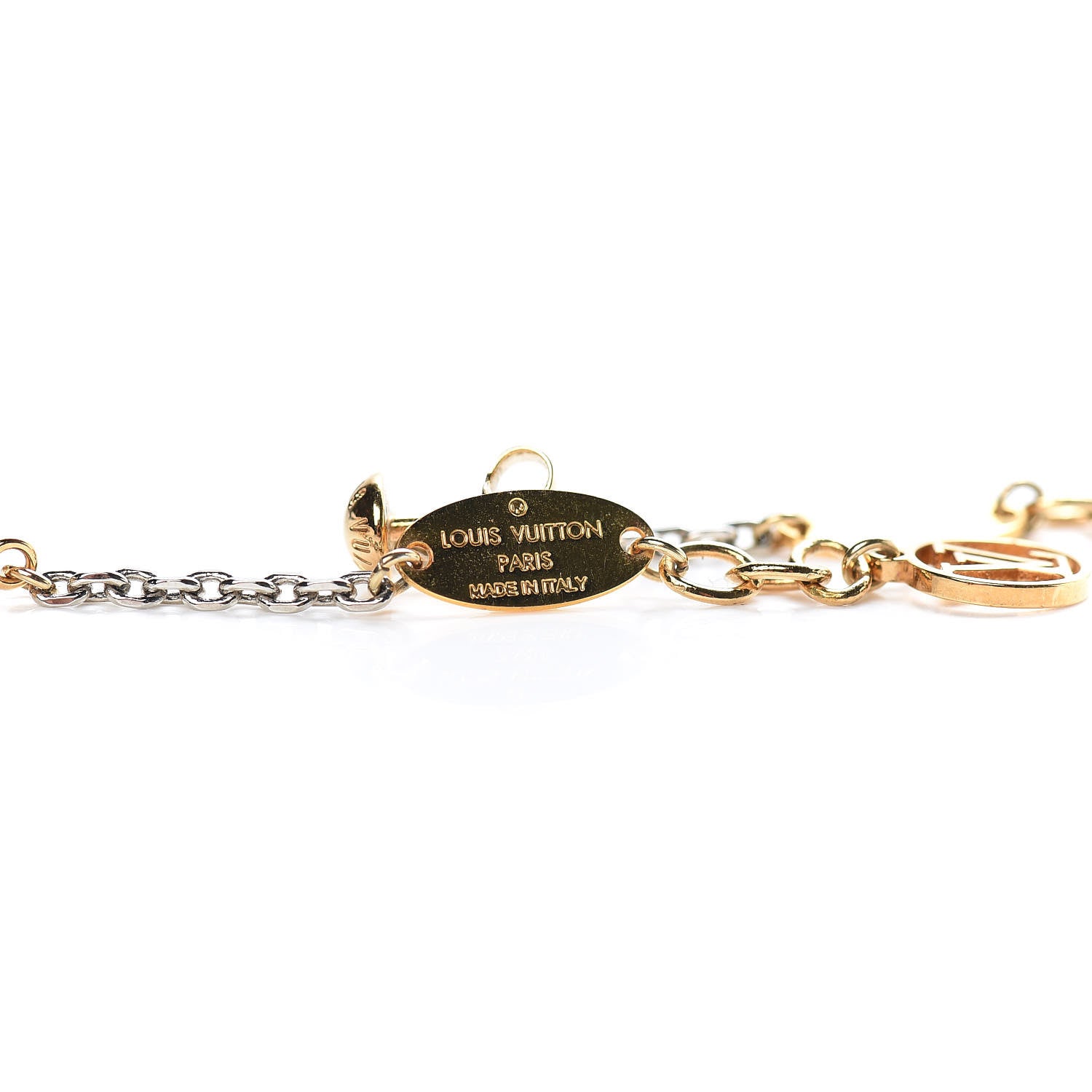 Louis Vuitton Logomania Earrings Gold 4 of 4