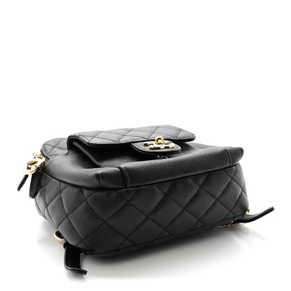 Chanel Caviar Quilted Small CC Day Backpack Black 4 of 10