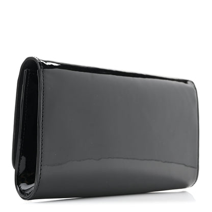 Louis Vuitton Patent Louise Clutch Black 3 of 8
