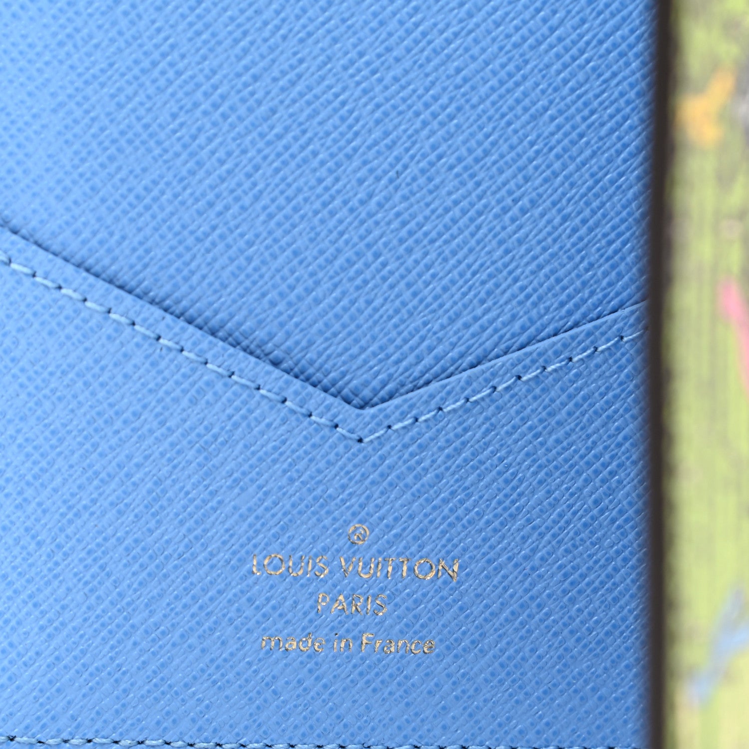 Louis Vuitton Monogram 2021 Christmas Animation China Passport Cover Myosotis Blue 6 of 7