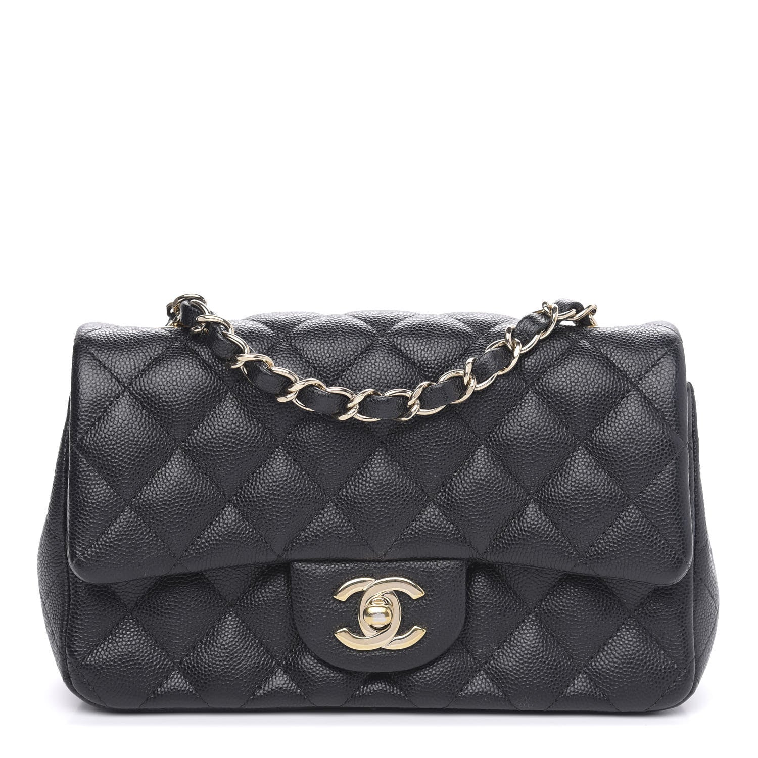 Chanel Caviar Quilted Mini Rectangular Flap Black 1 of 12