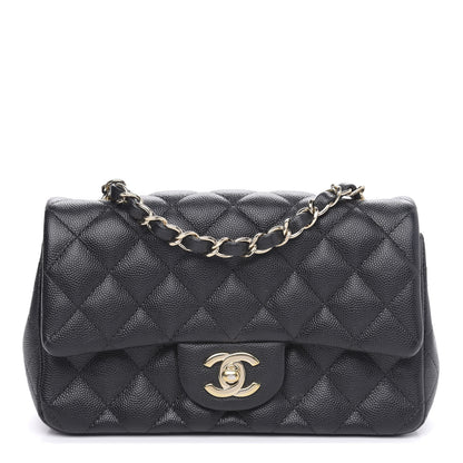 Chanel Caviar Quilted Mini Rectangular Flap Black 1 of 12