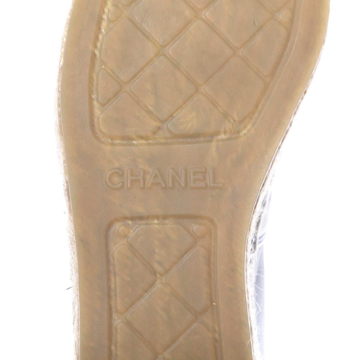 Chanel Lambskin CC Espadrilles 37 Black 9 of 10