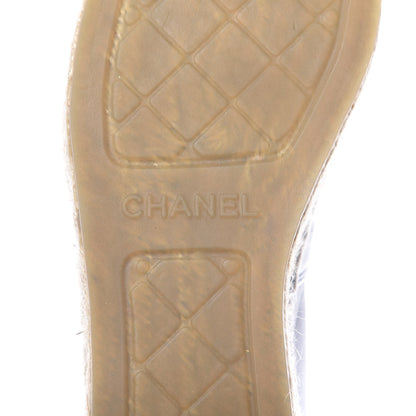 Chanel Lambskin CC Espadrilles 37 Black 9 of 10