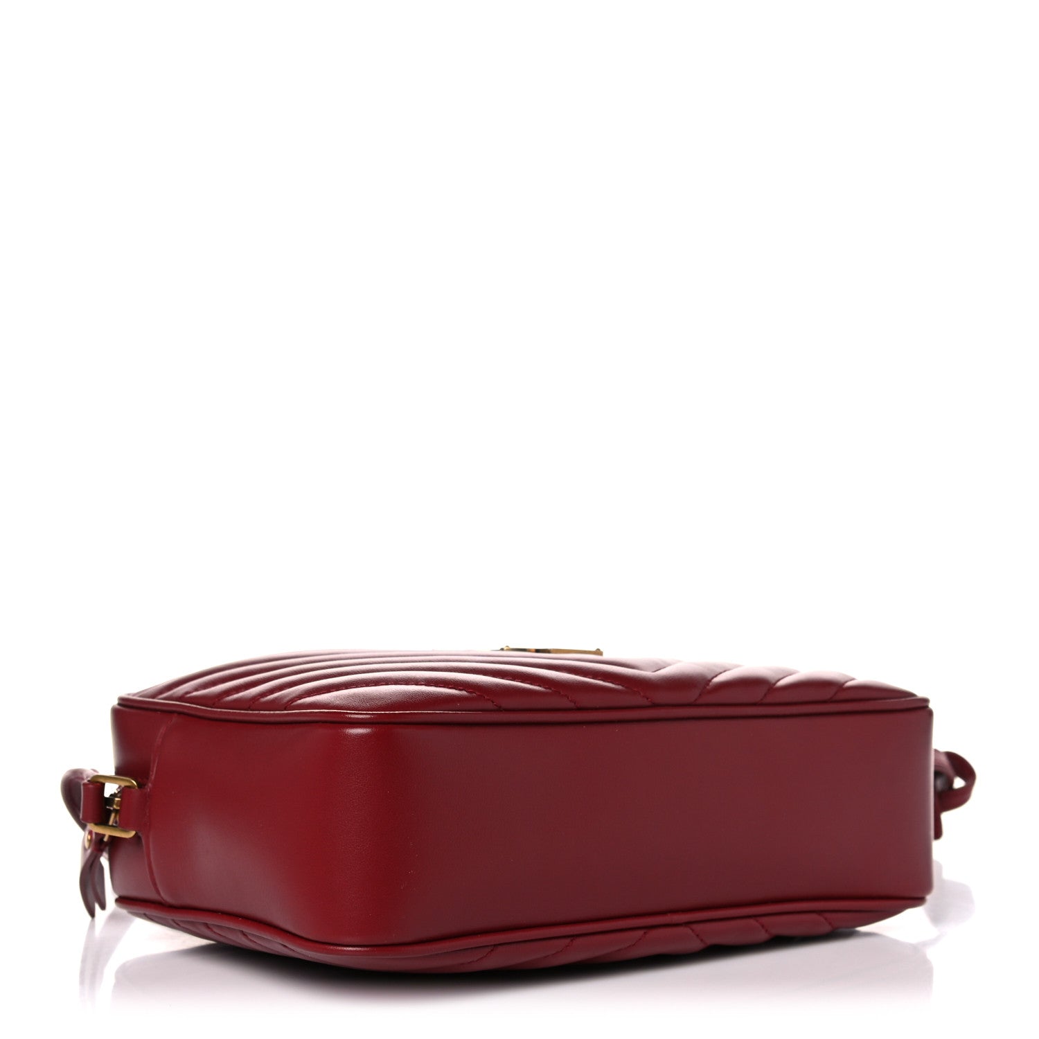 Saint Laurent Calfskin Matelasse Monogram Lou Camera Bag Red 4 of 10