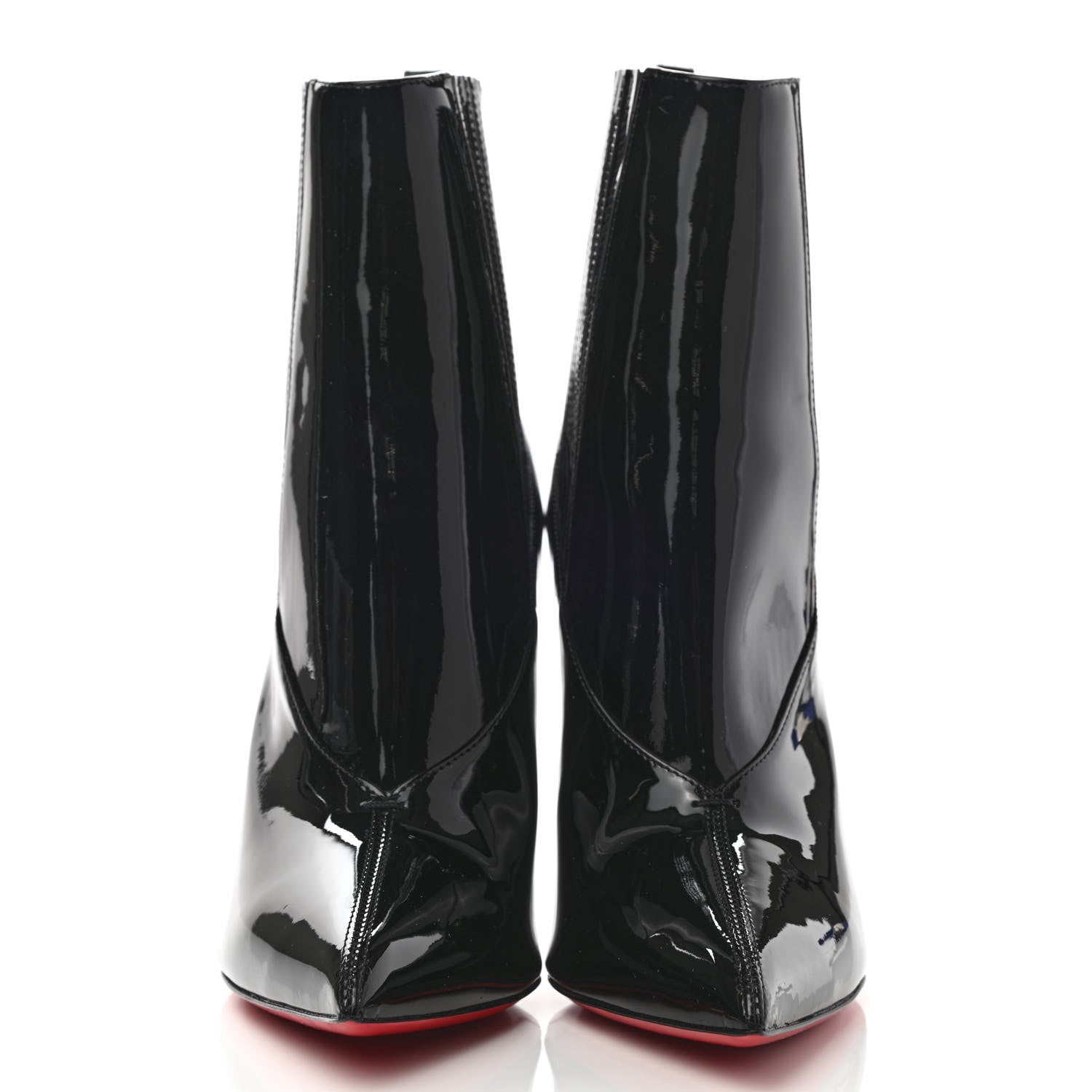 Christian Louboutin Patent Epic 100 Ankle Boots 37.5 Black 2 of 10