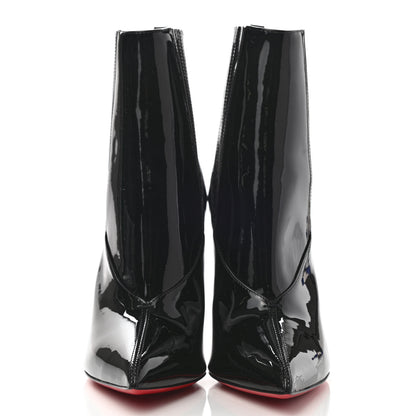 Christian Louboutin Patent Epic 100 Ankle Boots 37.5 Black 2 of 10