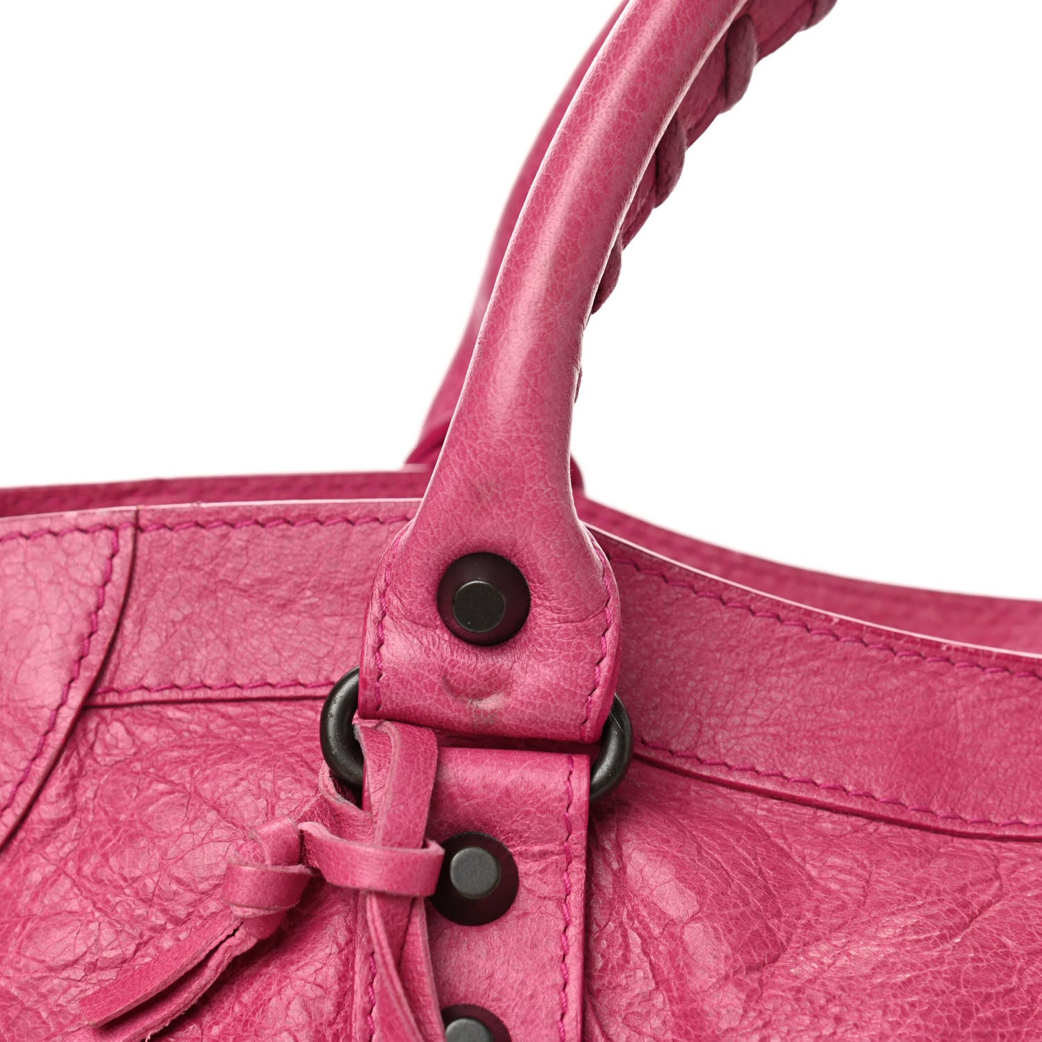 Balenciaga Agneau Classic Hardware City Cyclamen Fucsia 5 of 7