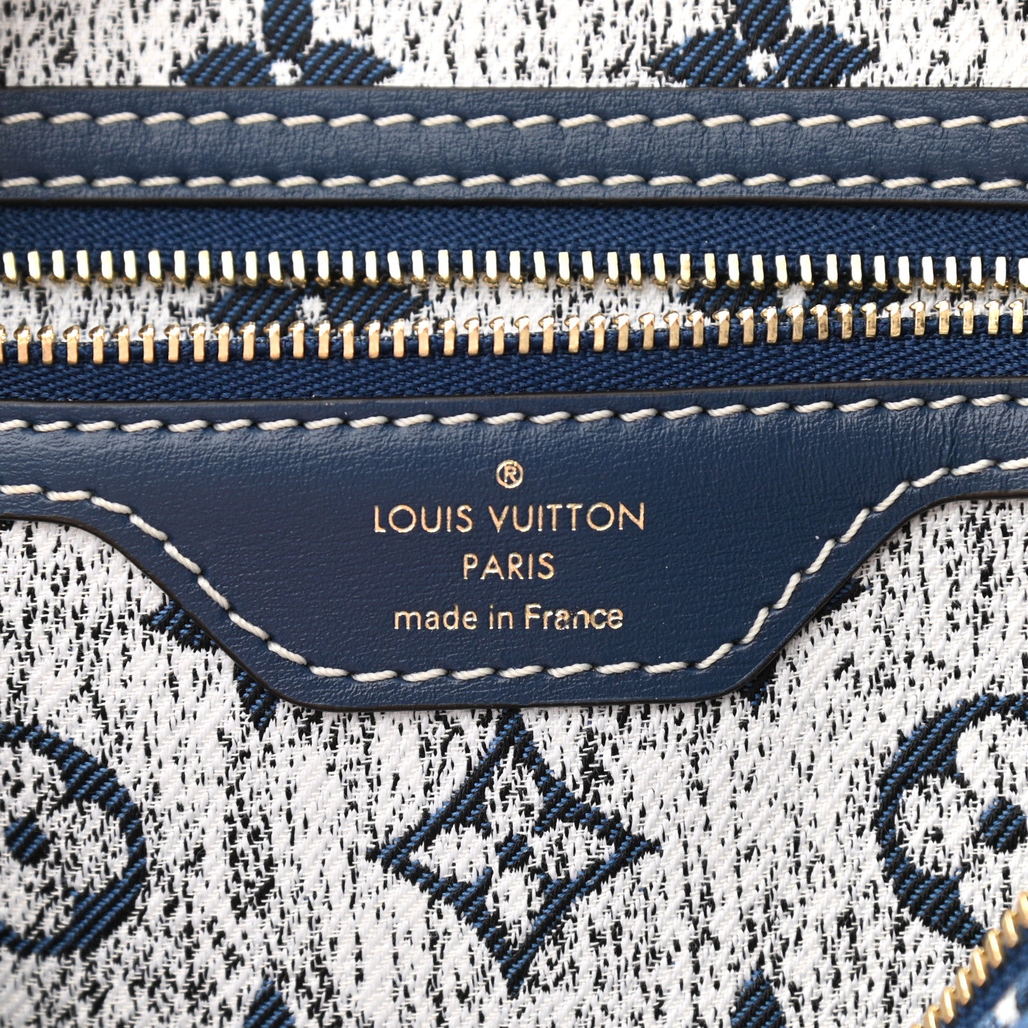 Louis Vuitton Monogram Jacquard Denim Speedy Bandouliere 25 Bleu 6 of 11