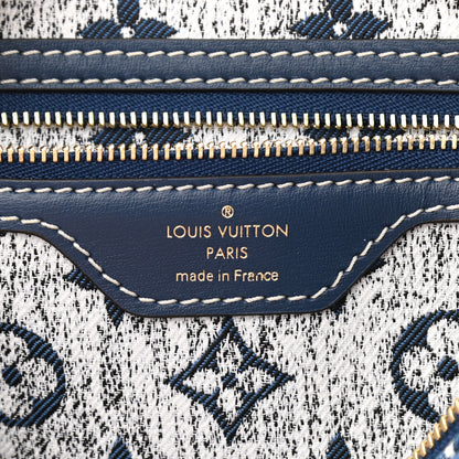 Louis Vuitton Monogram Jacquard Denim Speedy Bandouliere 25 Bleu 6 of 11