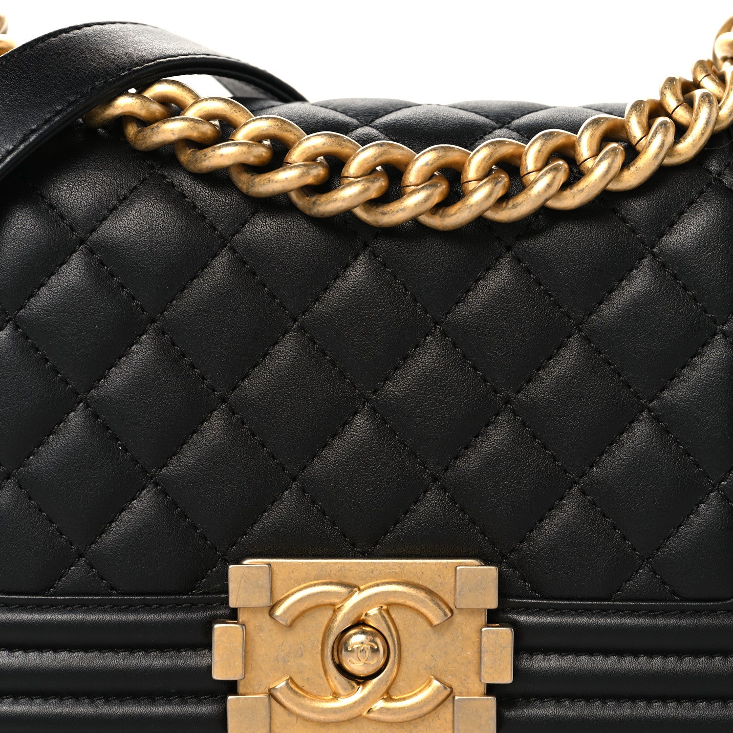 Chanel Calfskin Quilted Small Boy Flap Black 8 of 11