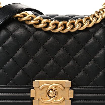Chanel Calfskin Quilted Small Boy Flap Black 8 of 11