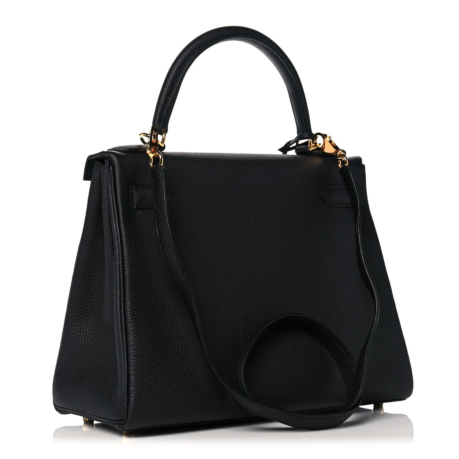 Hermes Togo Kelly Retourne 28 Black 2 of 9