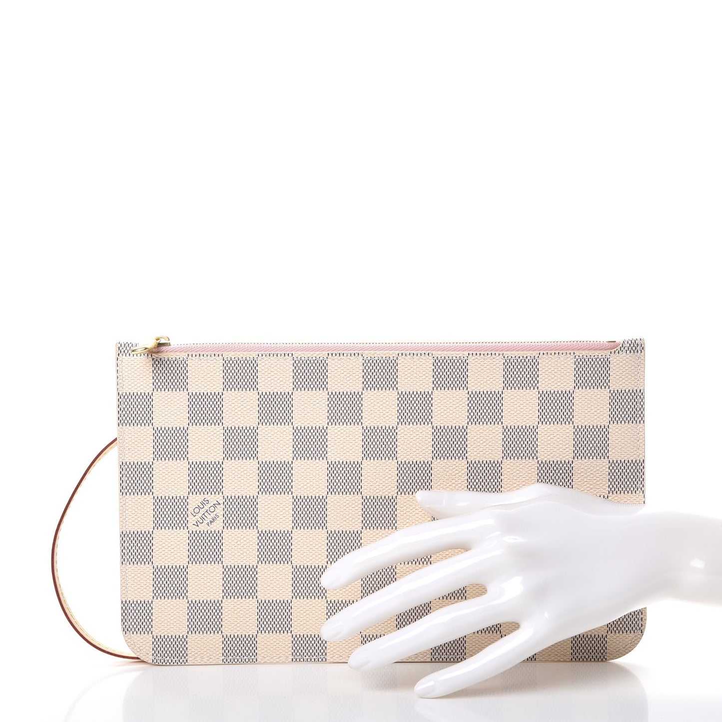 Damier Azur Neverfull MM GM Pochette Rose Ballerine