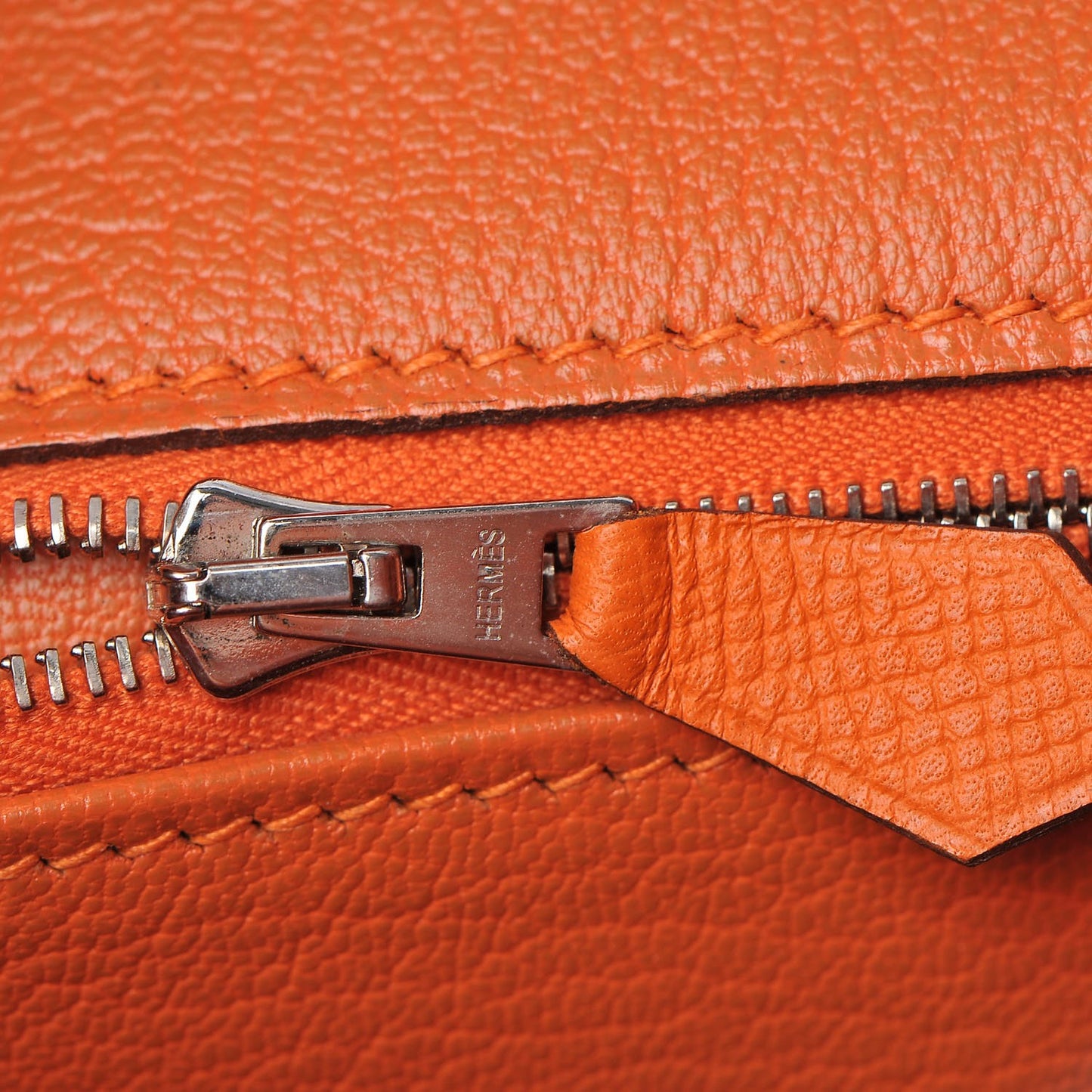 Epsom Birkin 35 Orange
